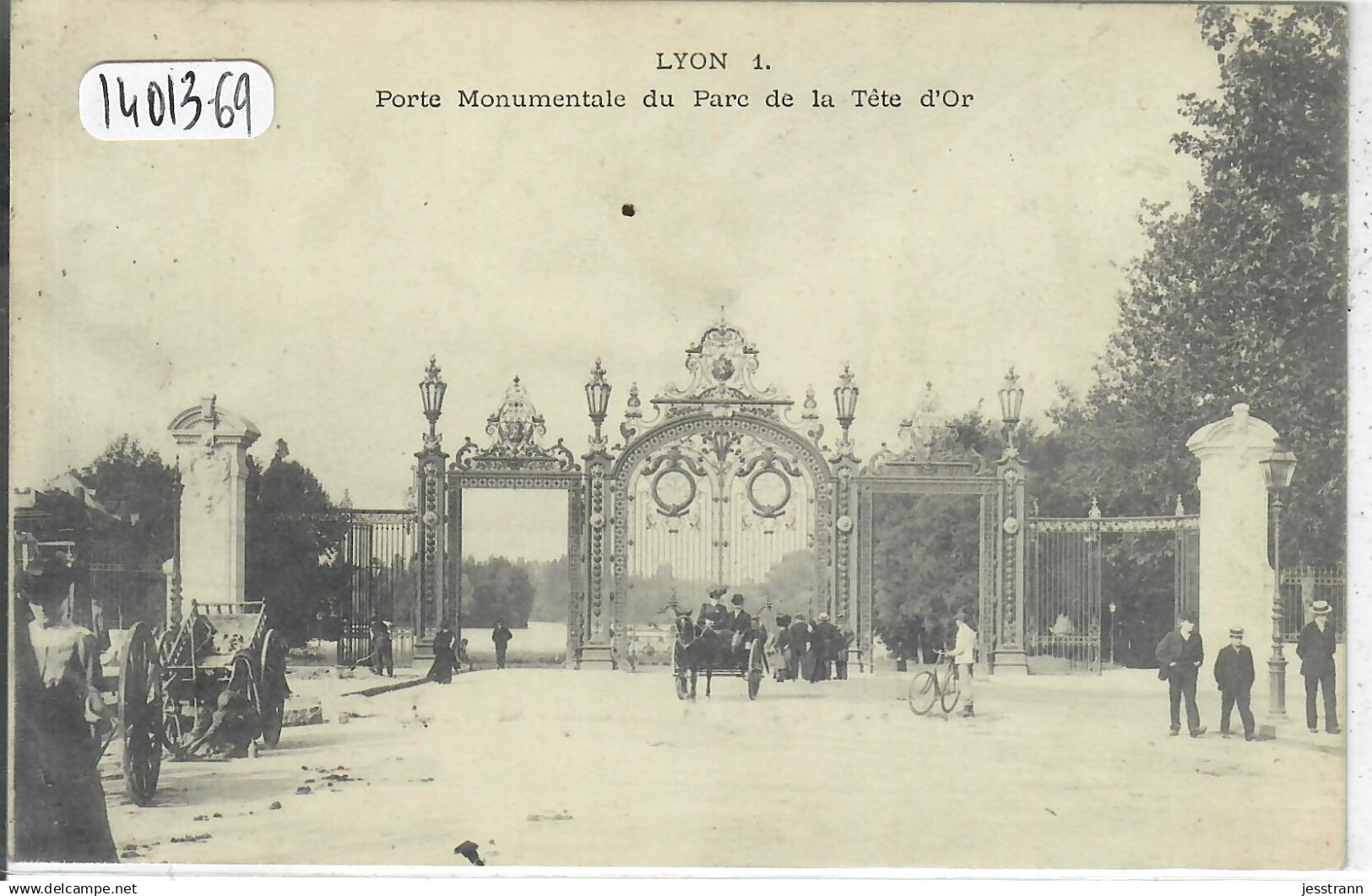 LYON 6- PORTE MONUMENTALE DU PARC DE LA TETE D OR