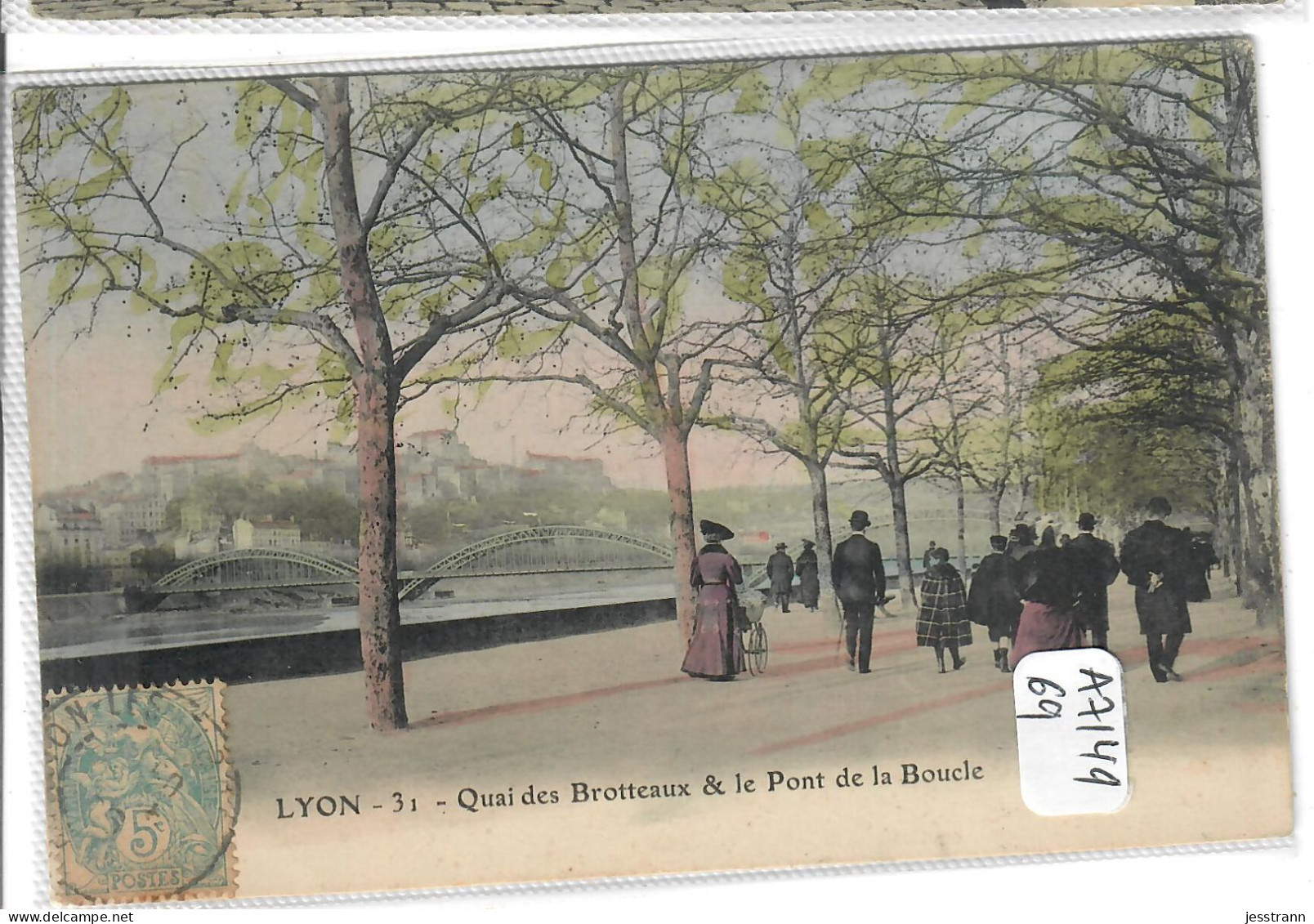 LYON 6- QUAI DES BROTTEAUX & LE PONT DE LA BOUCLE