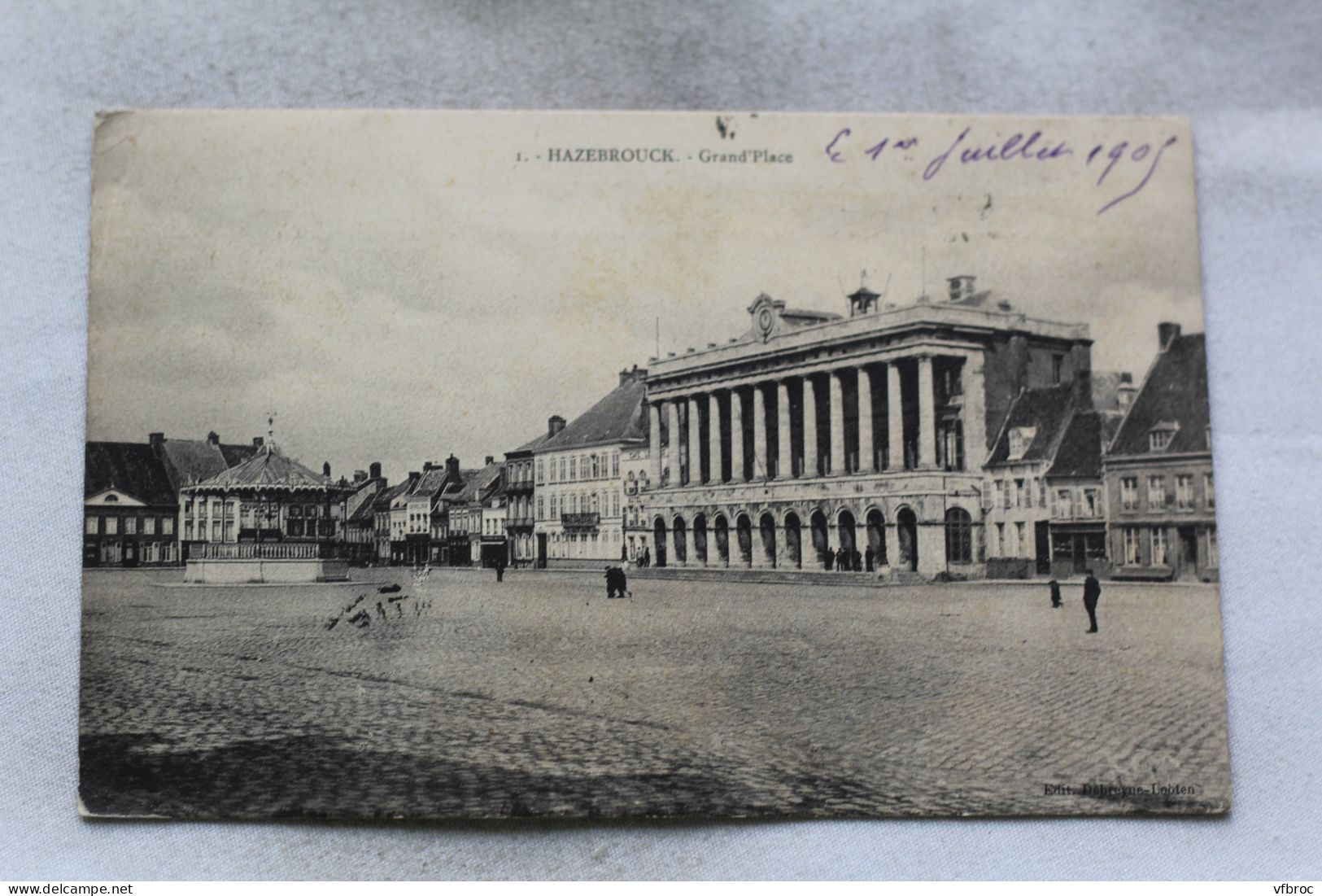 M210, Cpa 1905, Hazebrouck, grand' place, Nord 59