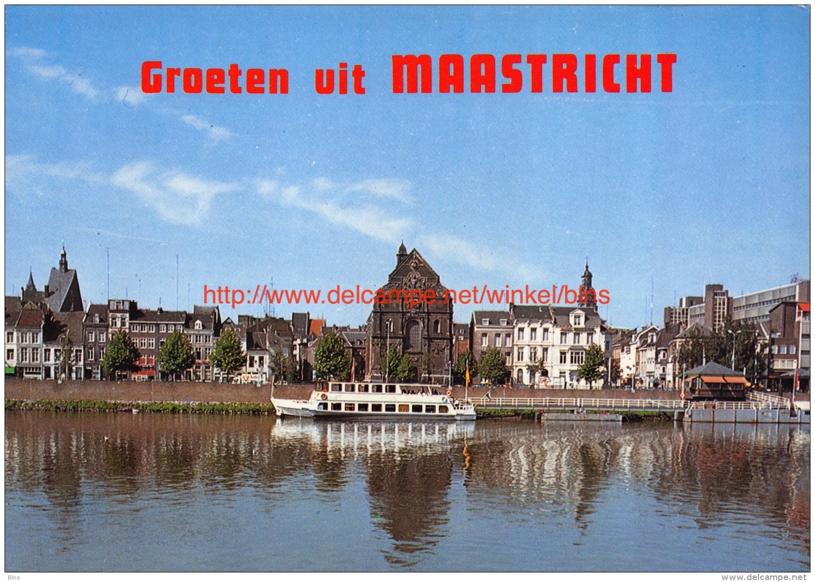 Maasgezicht met Stadhuistoren - Maastricht