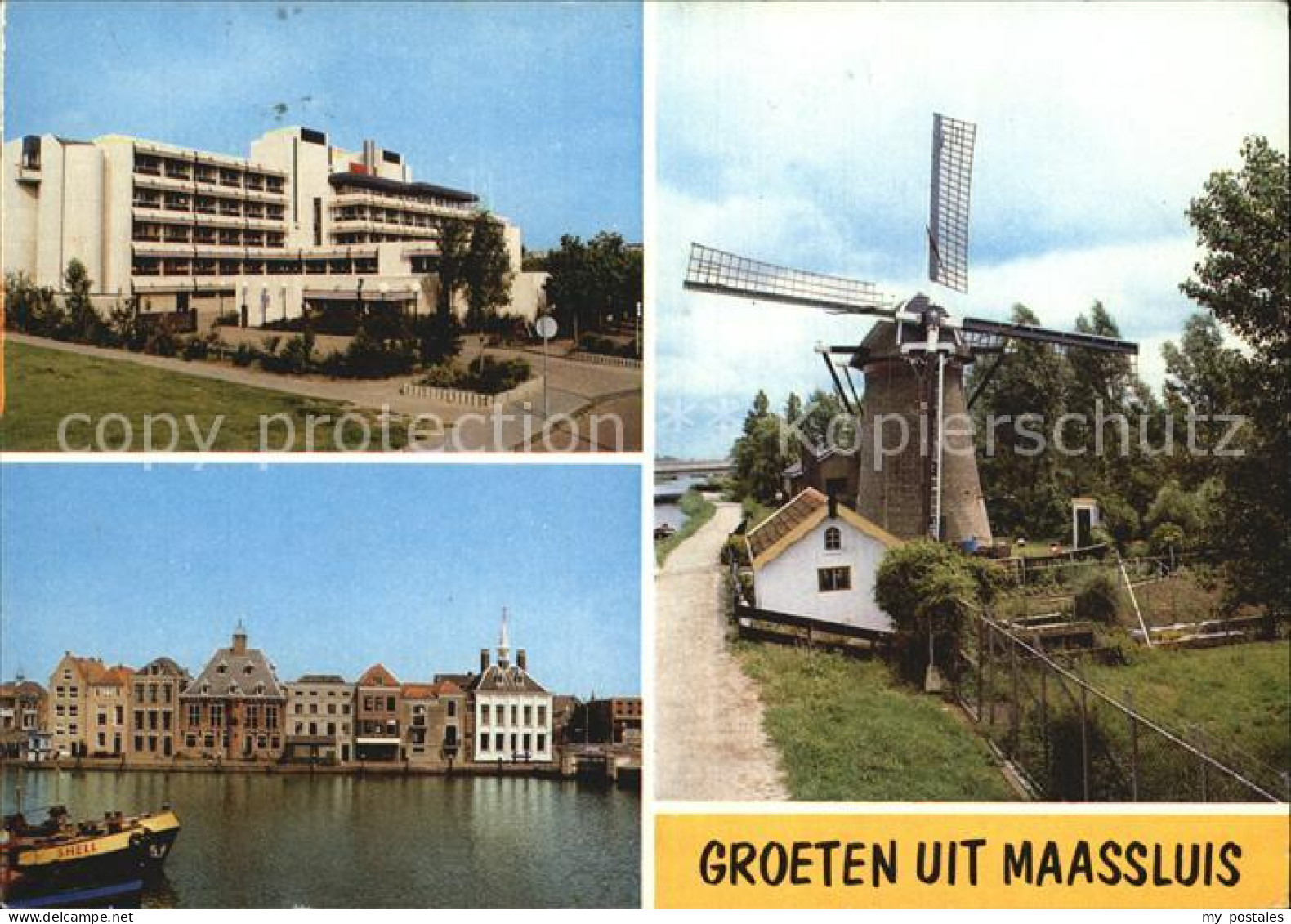 Maassluis Hotel Teilansicht Windmuehle