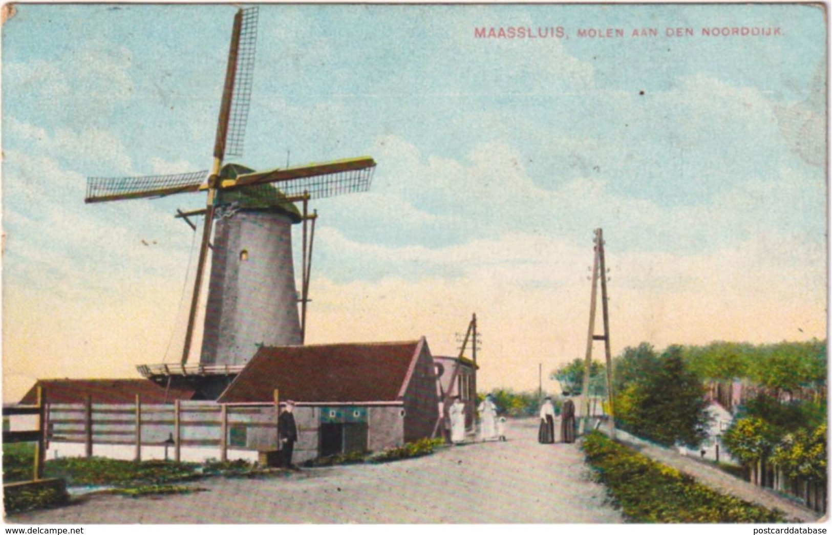 Maassluis - Molen aan den Noorddijk - & windmill