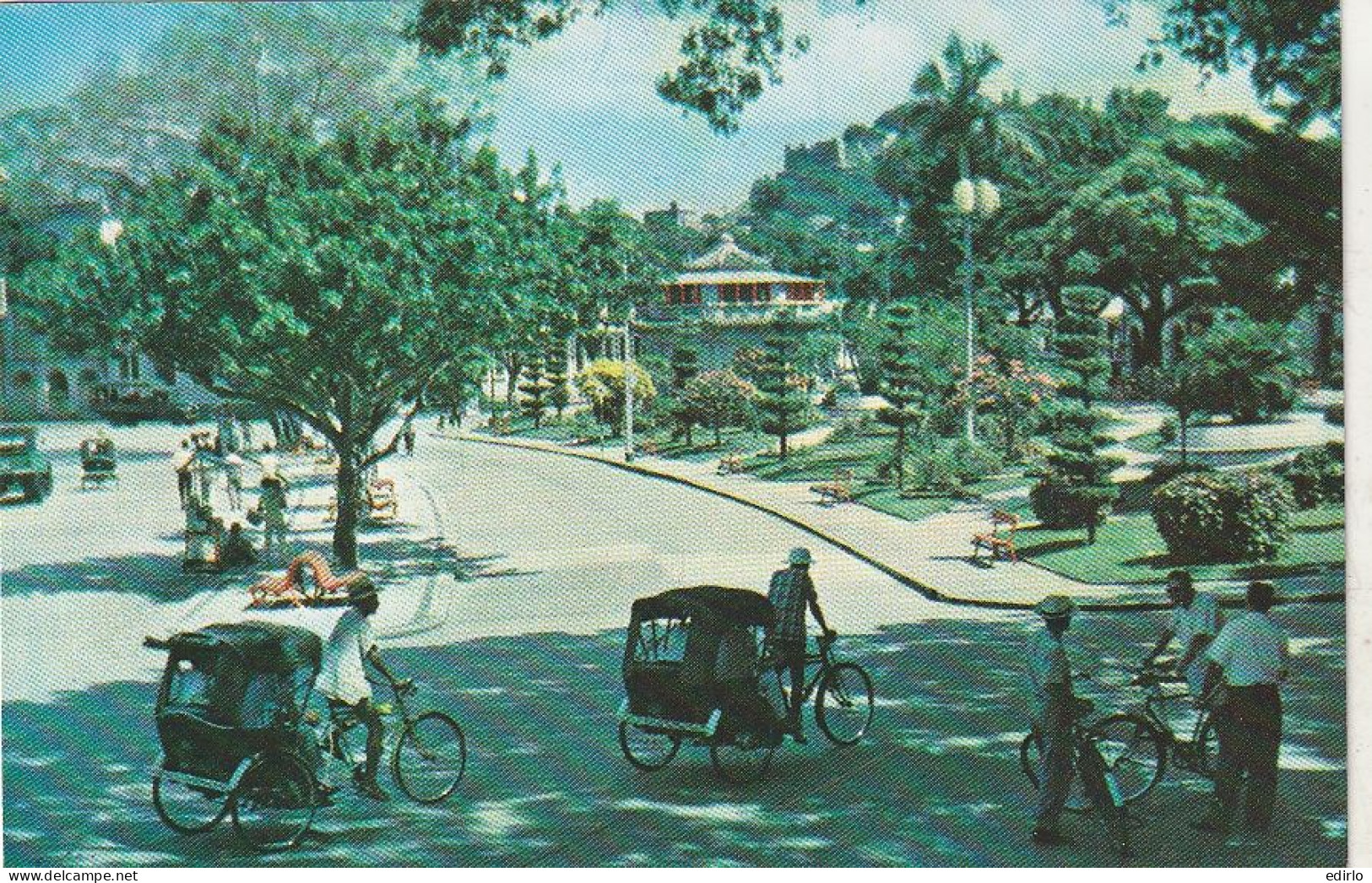 ****  Macao ****    a small chinese style in library at the public garden MACAO  unused TTBE