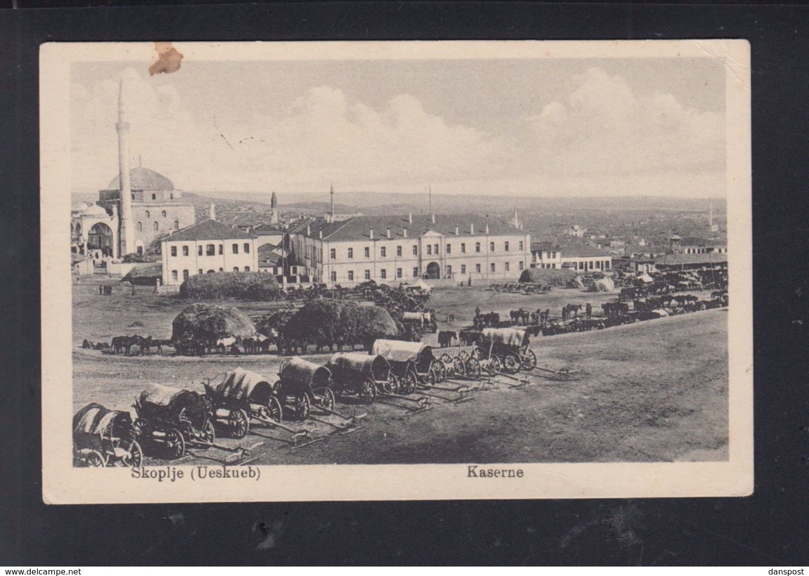 Macedonia PPC Skopje  the Army Barracks 1917