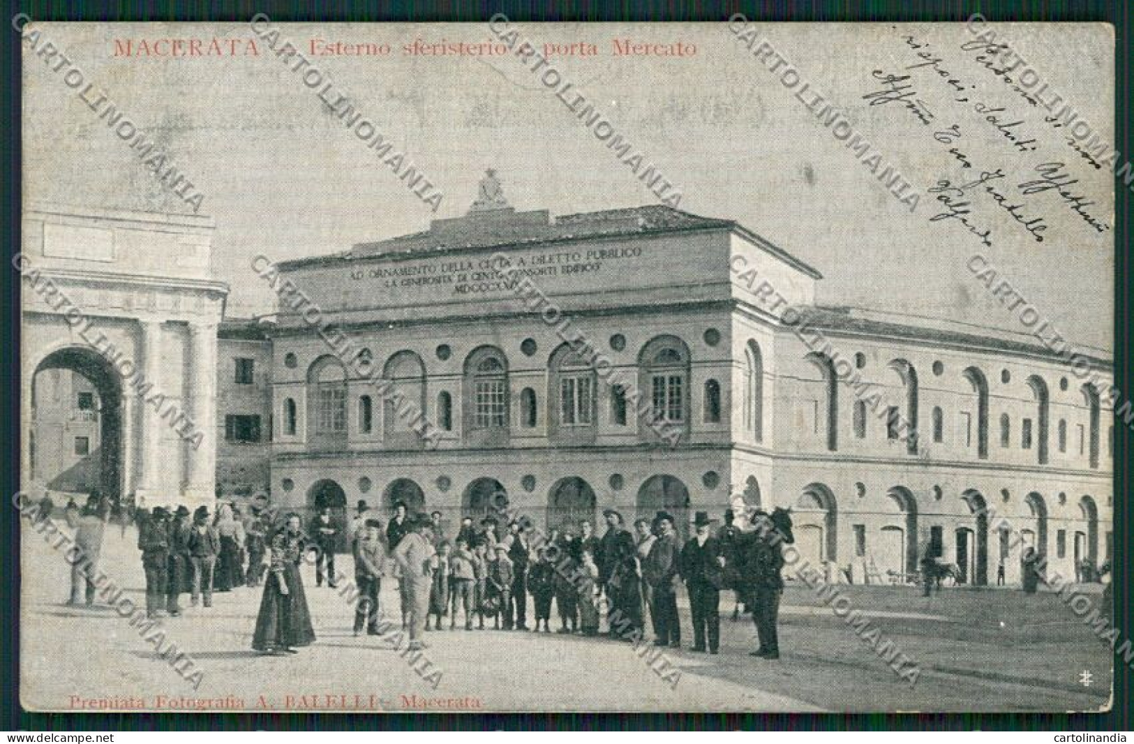 Macerata Città cartolina EE6218