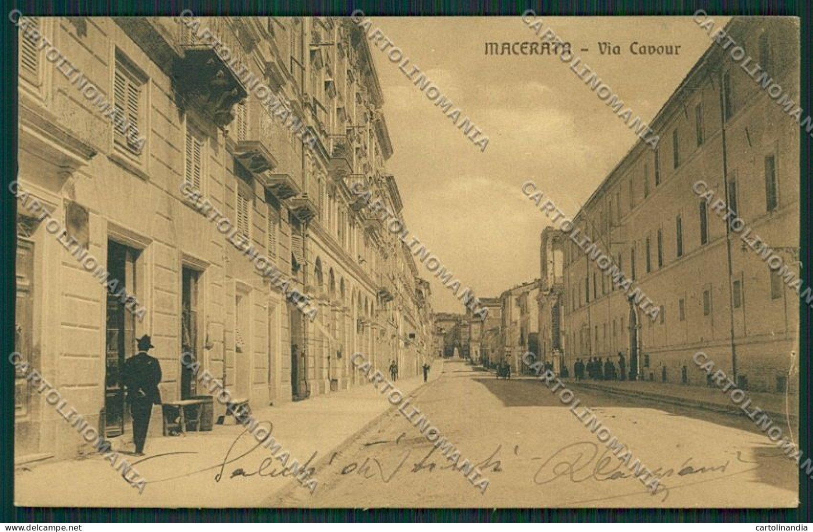 Macerata Città cartolina EE6225