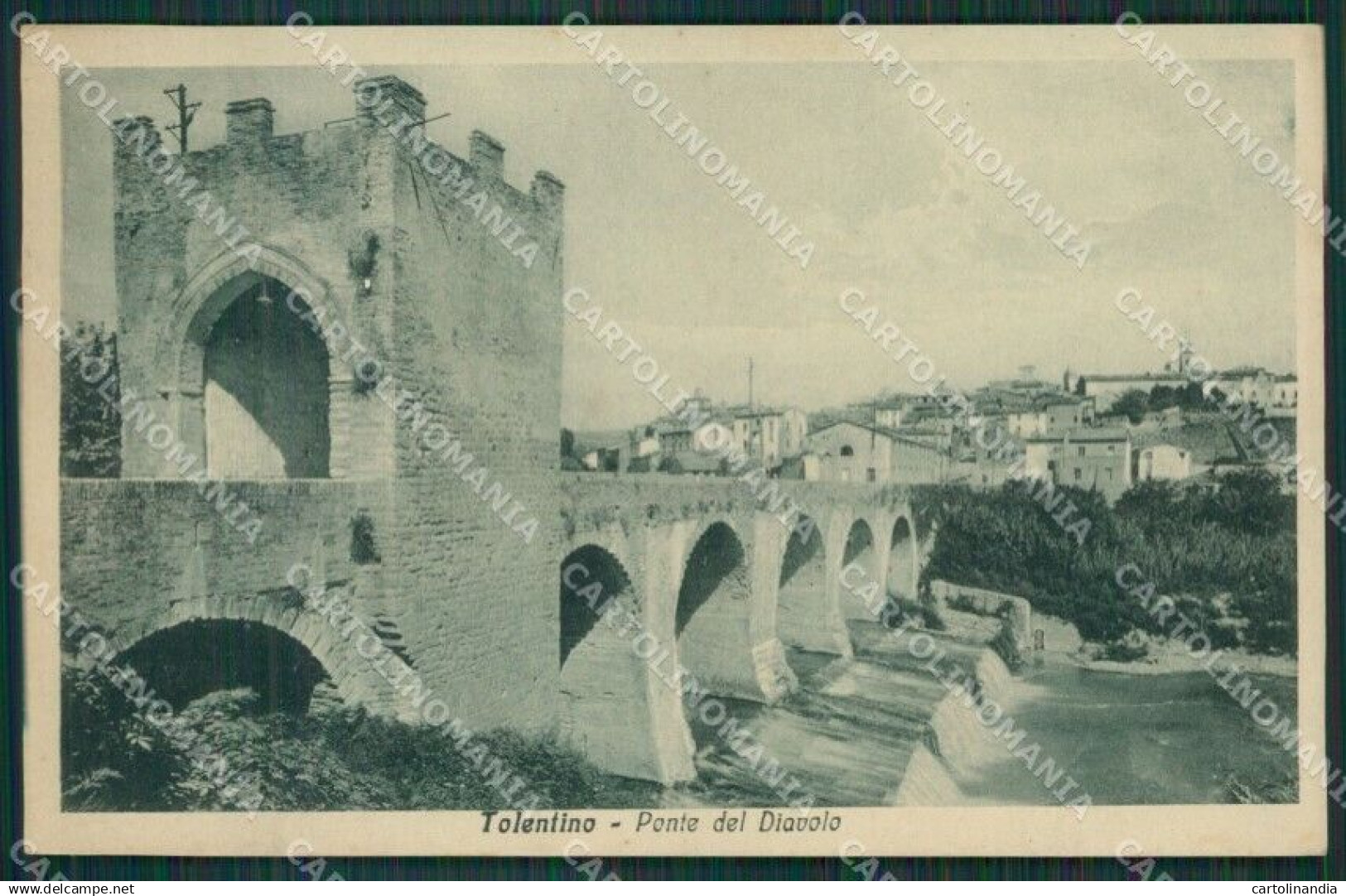 Macerata Tolentino cartolina QK6545