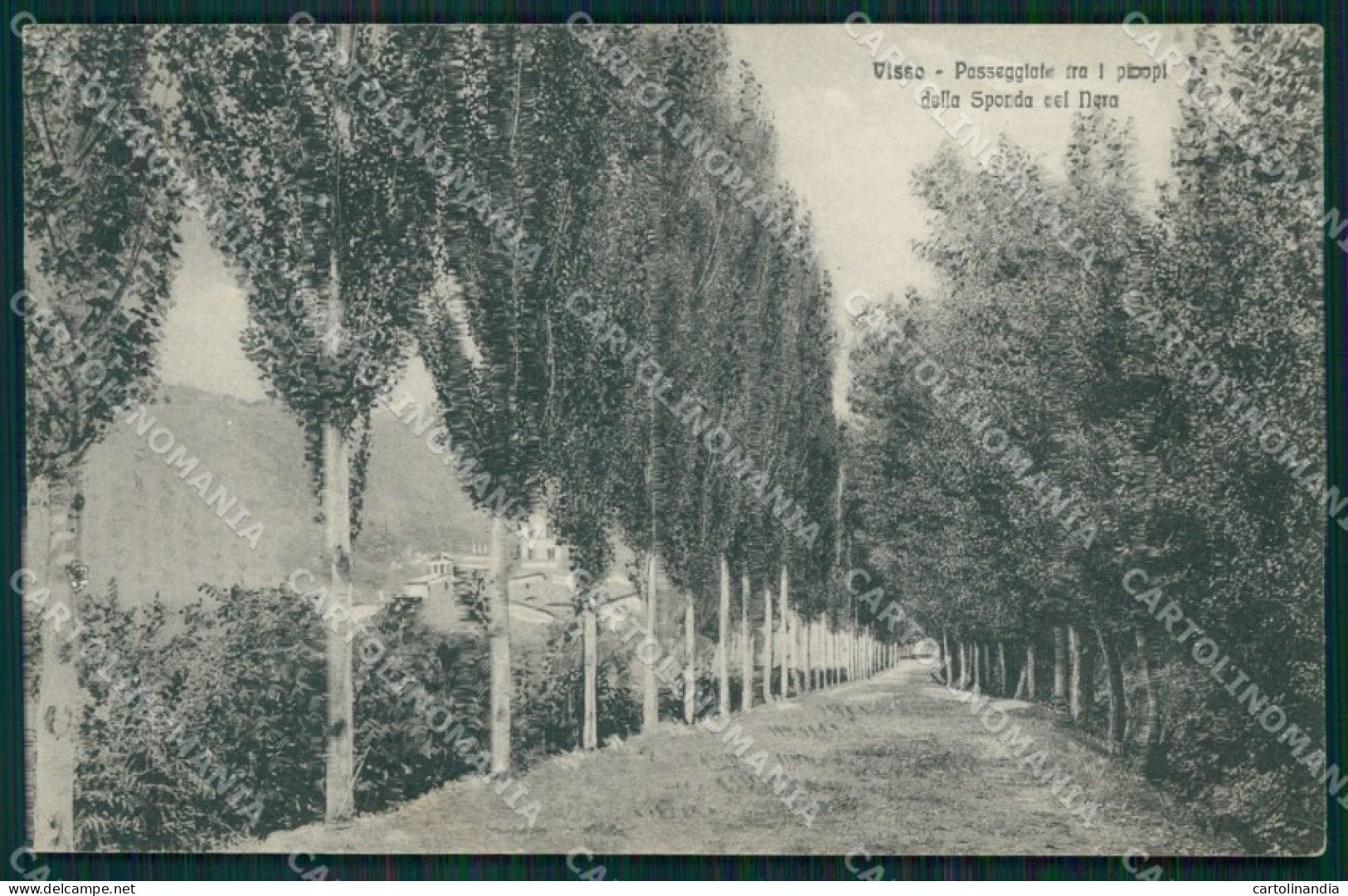 Macerata Visso cartolina MT1842