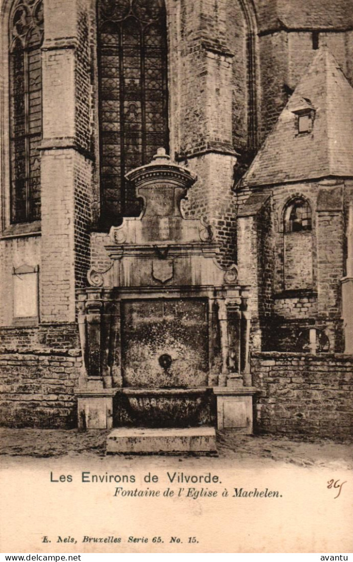 MACHELEN / FONTEIN AAN DE KERK