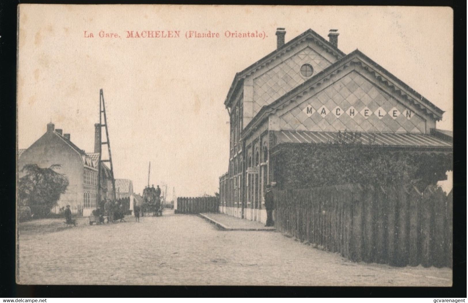 MACHELEN     LA GARE     ( FLANDRE ORIENTALE)