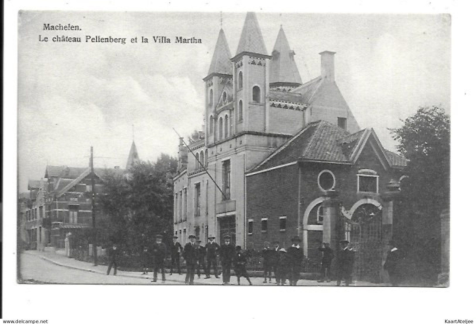 Machelen - Le chateau Pellenberg et la Villa Martha.