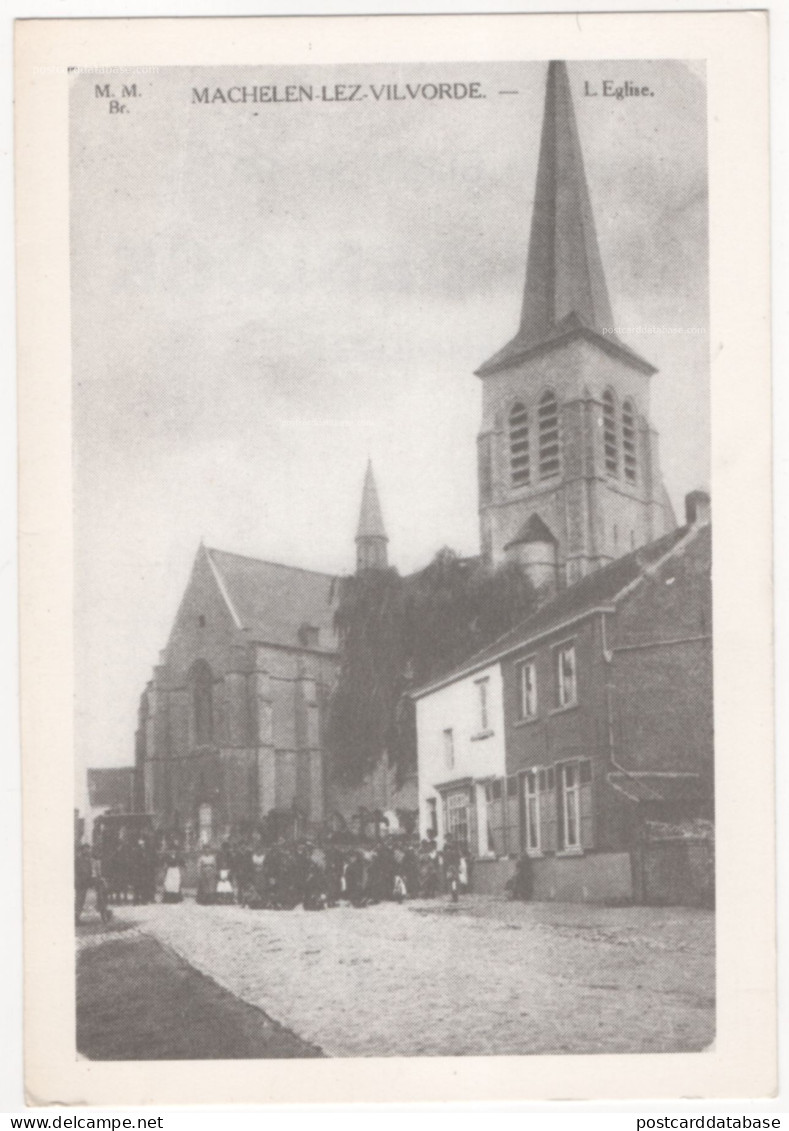 Machelen-lez-Vilvorde - L'Eglise - C. V. P. Lijst - Repro - & politics