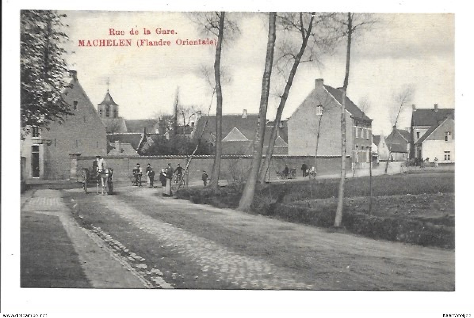 Machelen - Rue de la gare.