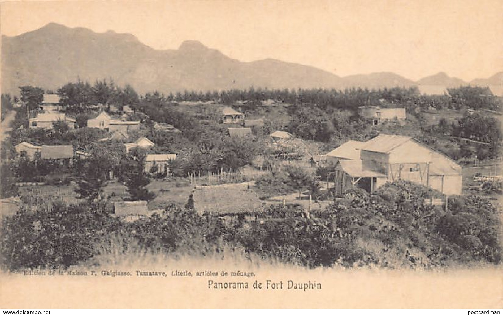 Madagascar - FORT-DAUPHIN - Panorama - Ed. P. Ghigiasso