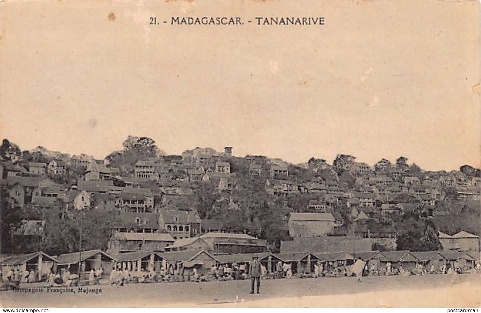 Madagascar - TANANARIVE - Le marché - Ed. Compagnie Française de Madagascar 21