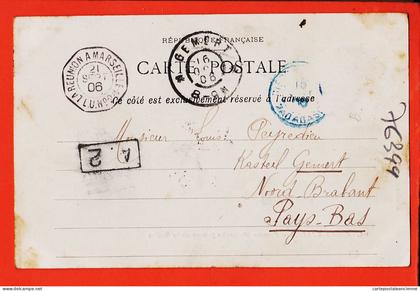37498 ◉ DIEGO-SUAREZ Madagascar Femme Malgache jouant VALIHA ◉ 1906 à PEYREDIEU Kasteel-Gemert Holland ◉ CHATARD 64