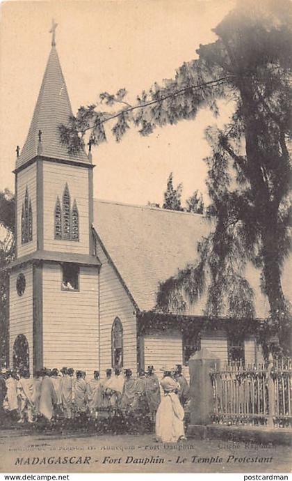 Madagascar - FORT-DAUPHIN - Le temple protestant - Publ. Maison H. Annequin