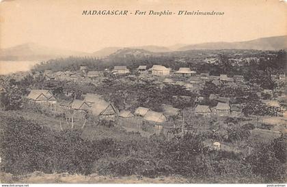 Madagascar - FORT-DAUPHIN - Vue d'Imérimandroso - Ed. Maison H. Annequin