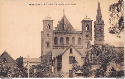 Madagascar - TANANARIVE - Le palais et chapelle de la Reine - Ed. Ets. Lavigne