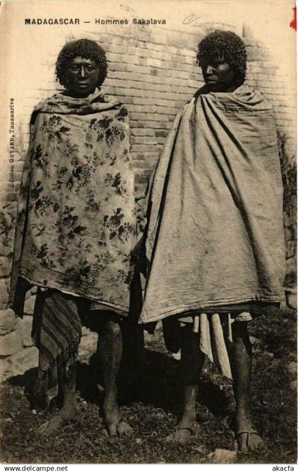 CPA Hommes Sakalava MADAGASCAR (626458)