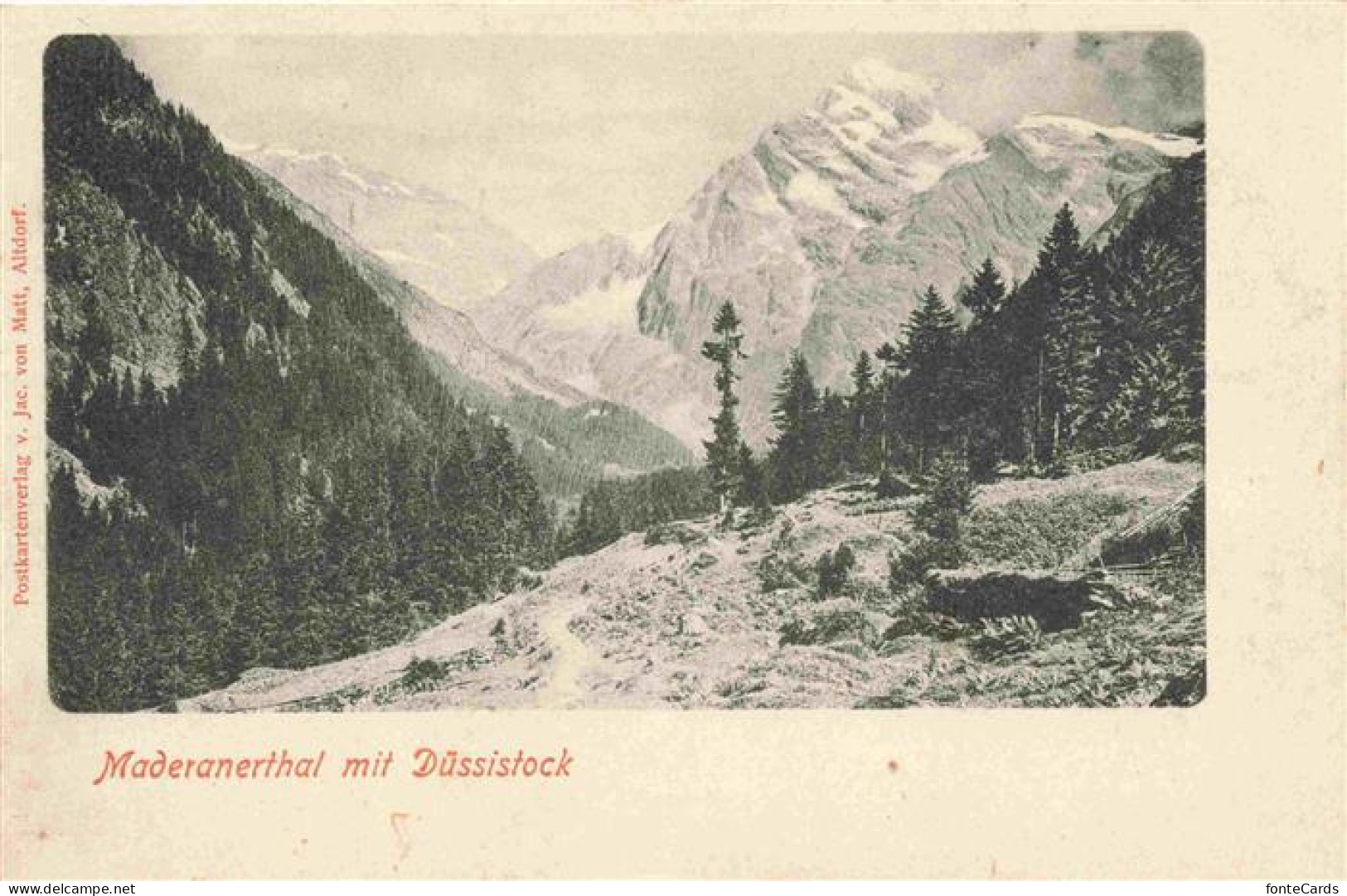 Maderanertal Maderanerthal Silenen UR mit Duessistock