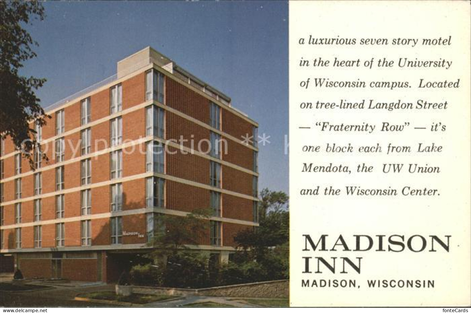 Madison Wisconsin Hotel Madison Inn