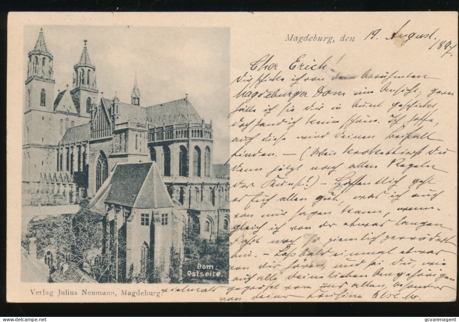 MAGDEBURG    DOM OSTSEITE