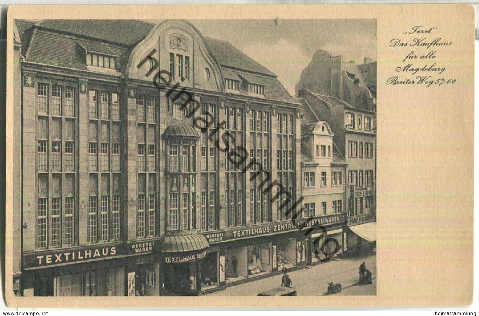 Magdeburg - Tezet - Textilhaus Zentrum - Weberei-Waren GmbH Magdeburg