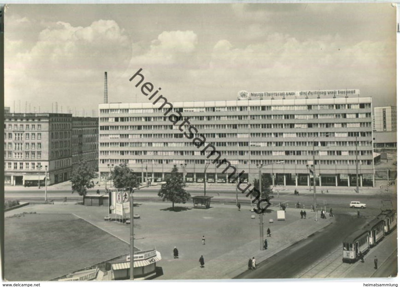 Magdeburg - Wilhelm-Pieck-Allee - Strassenbahn - Verlag Bilddruck Magdeburg