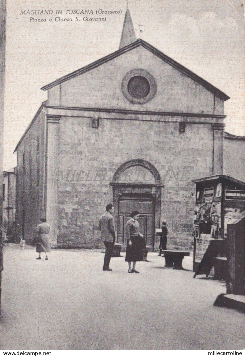 MAGLIANO IN TOSCANA - Piazza e Chiesa S. Giovanni