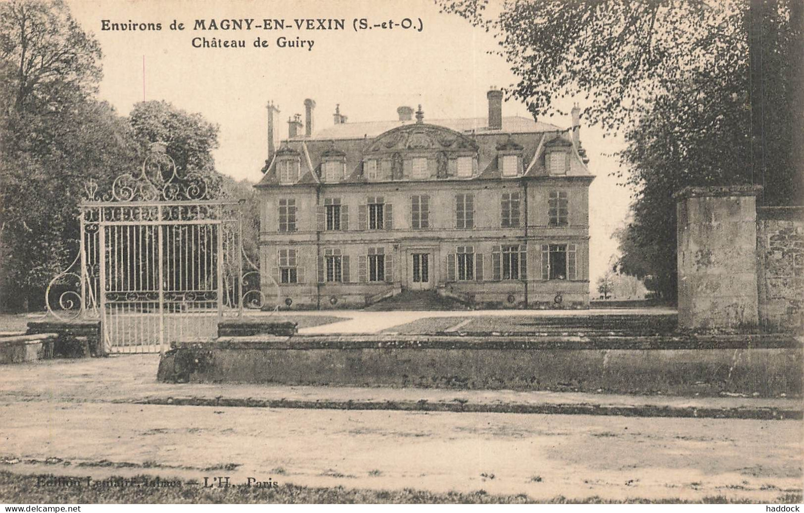 MAGNY EN VEXIN - CHATEAU DE GUIRY