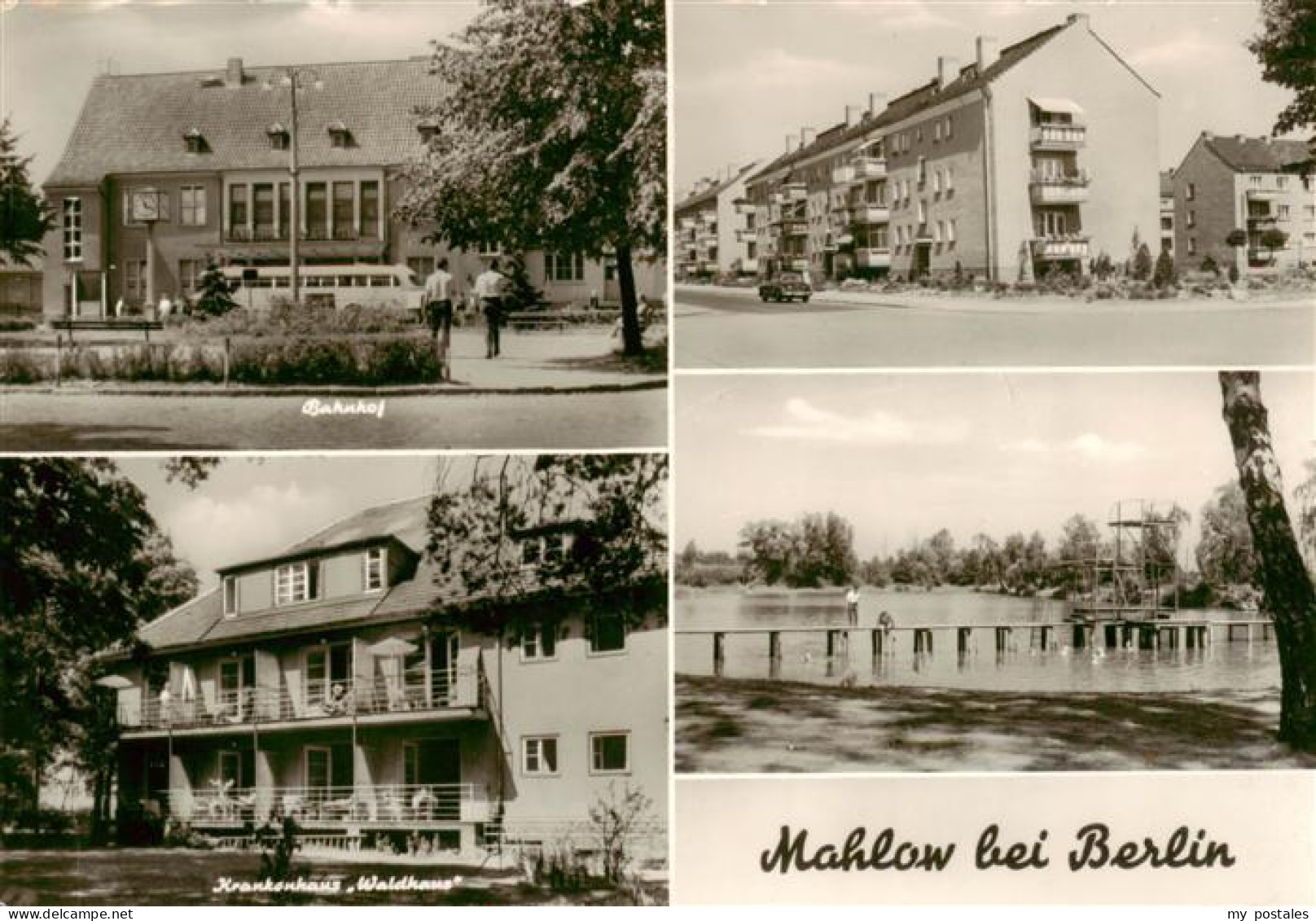 Mahlow Blankenfelde-Mahlow Bahnhof Krankenhaus Waldhaus Ortspartie