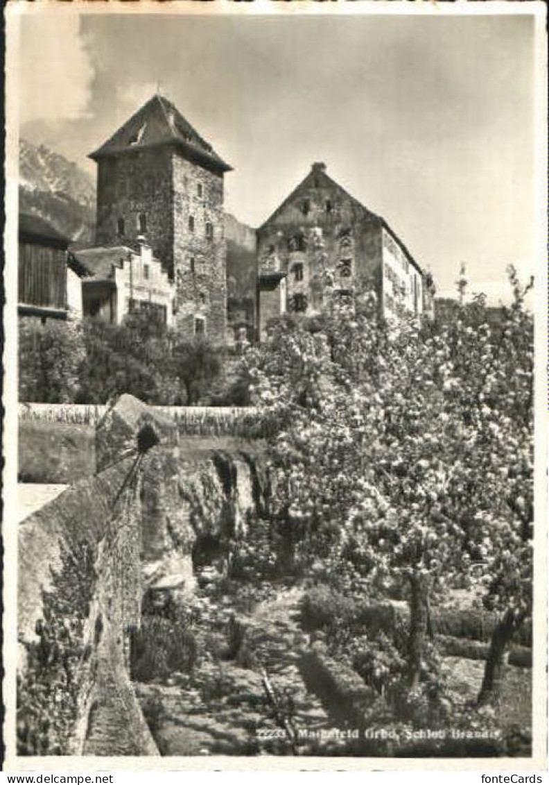 Maienfeld Schloss Brandis Feldpost