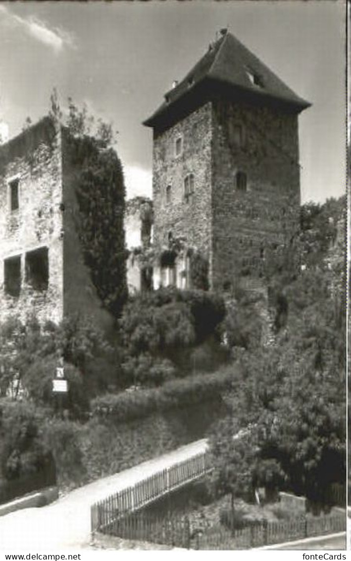 Maienfeld Schloss Brandis ungelaufen ca. 1955