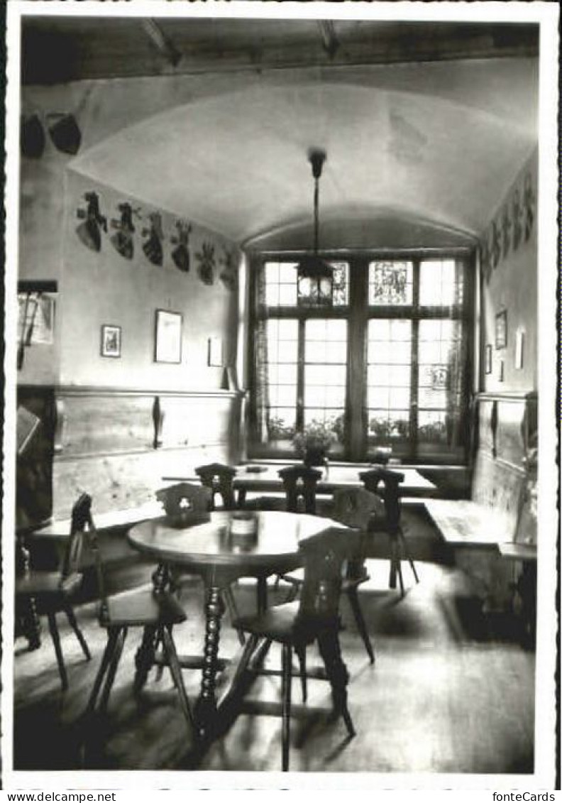 Maienfeld Schloss Brandis ungelaufen ca. 1965