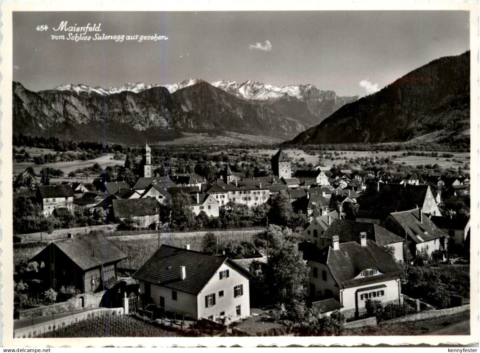 Maienfeld vom Schloss Salenegg