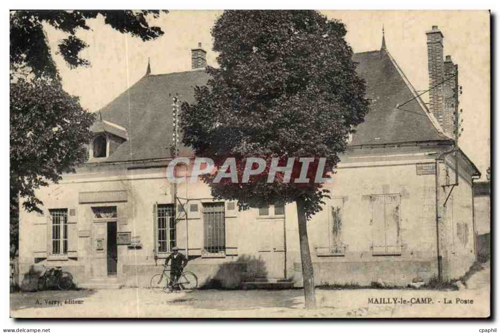 Mailly le Camp - La Poste CPA