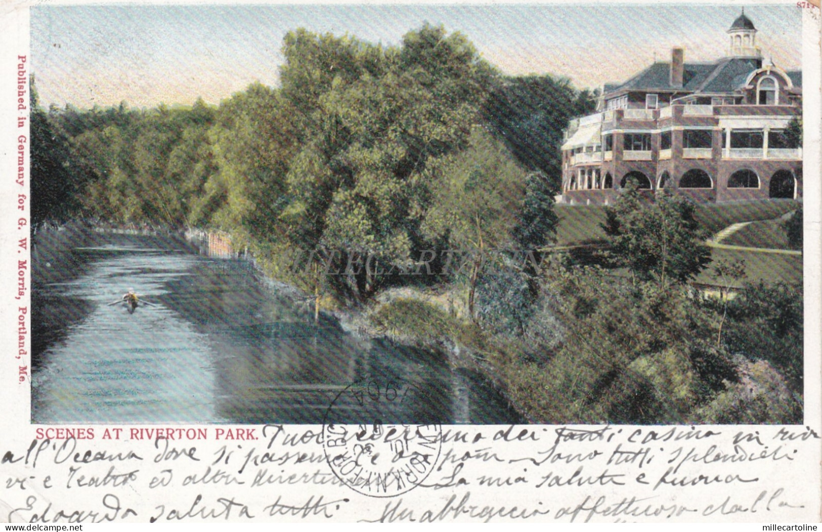 MAINE - Scenes at Riverton Park, Portland 1904