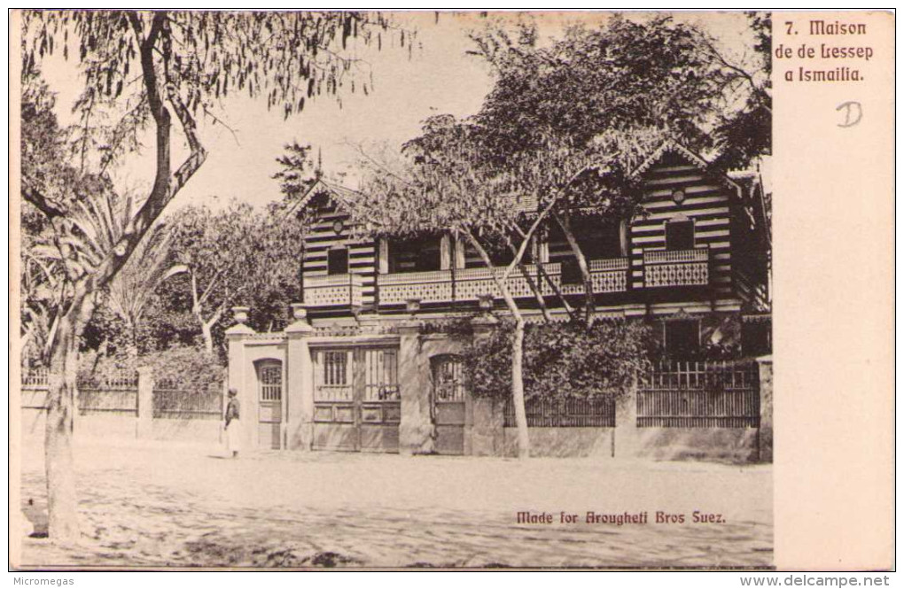 Maison de de Lessep à Ismailia