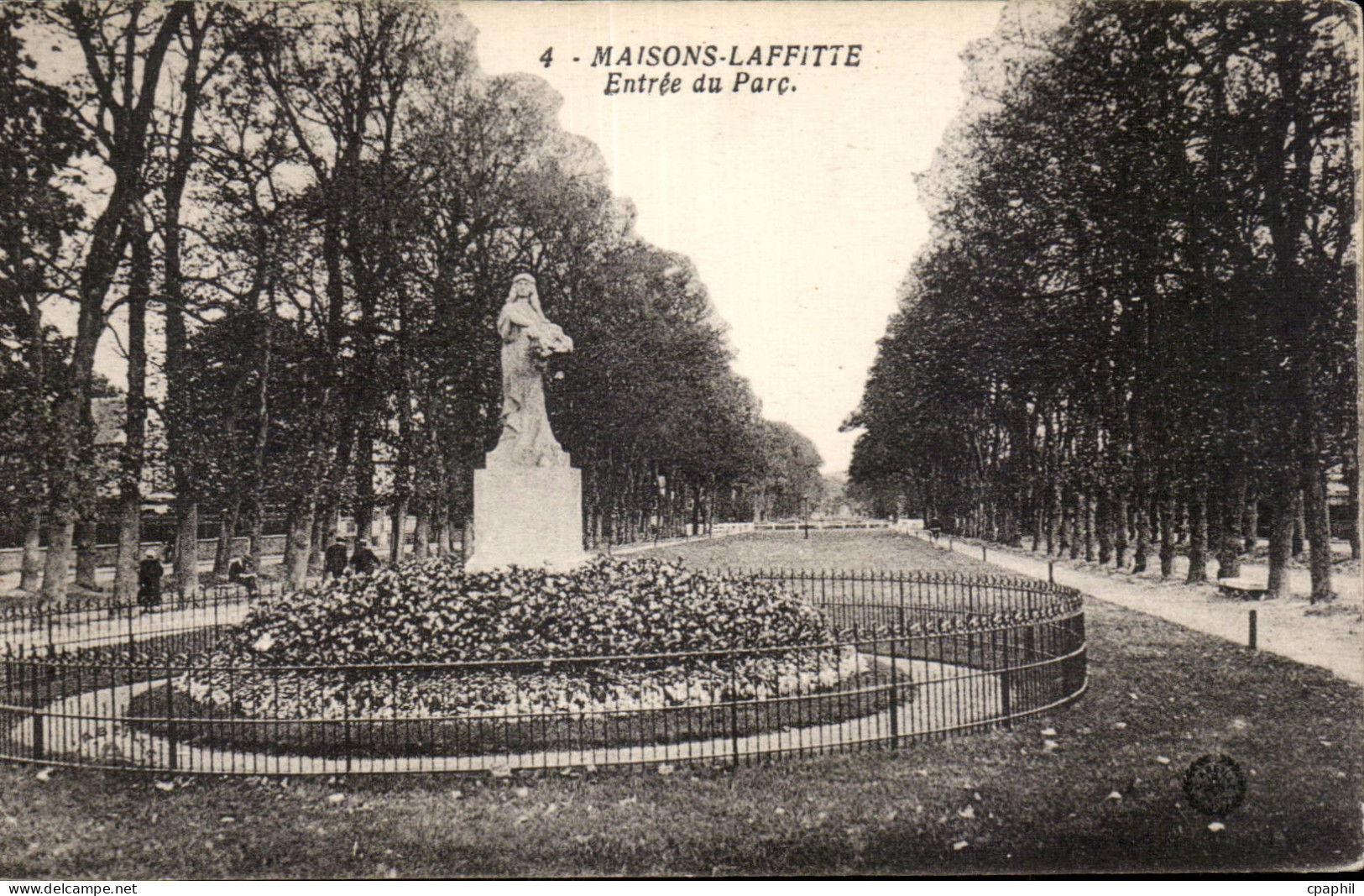Maisons Laffitte - Entree du Parc - CPA