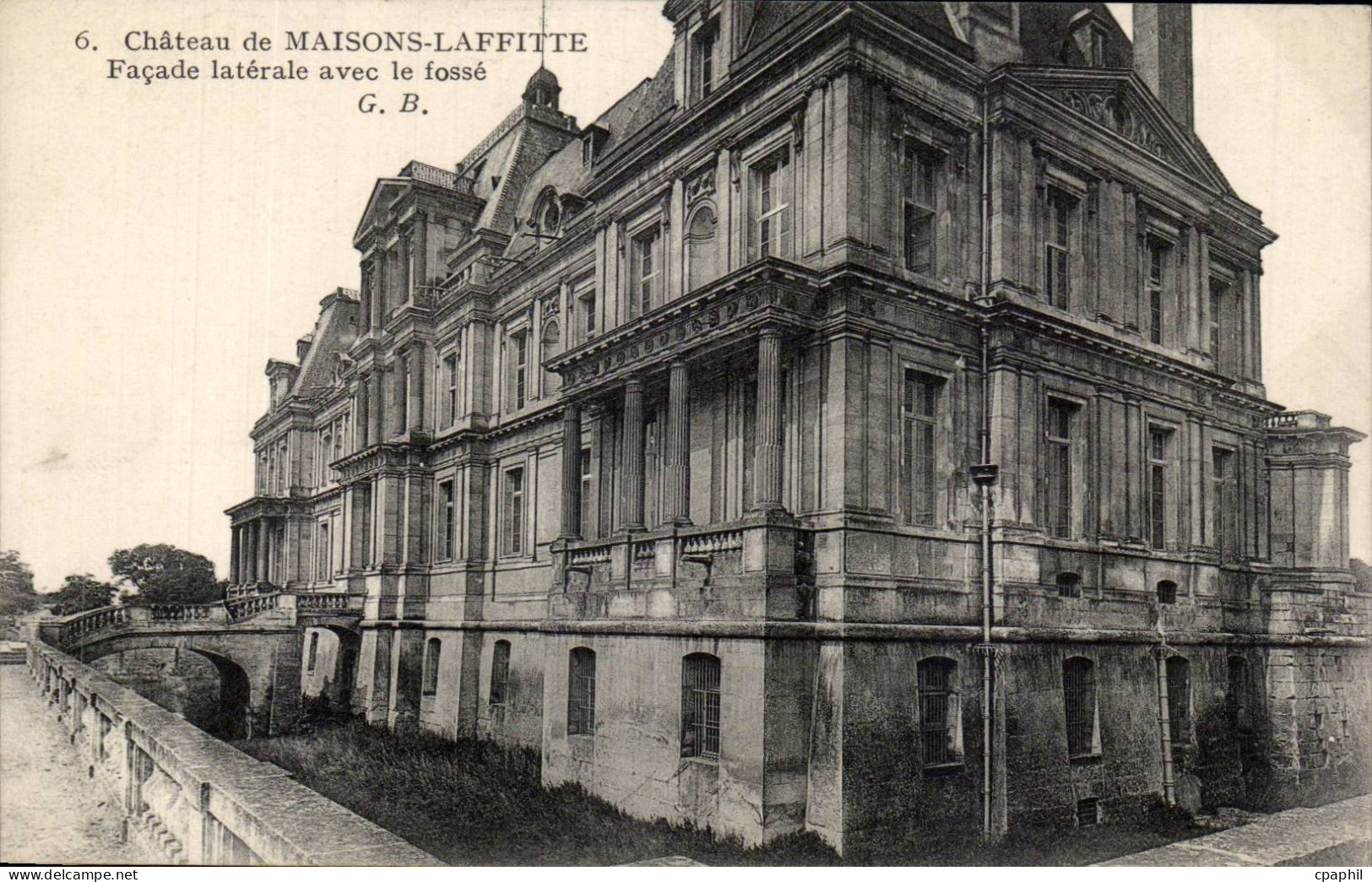 Maisons Laffitte - Le Chateau - Facade Laterale - CPA