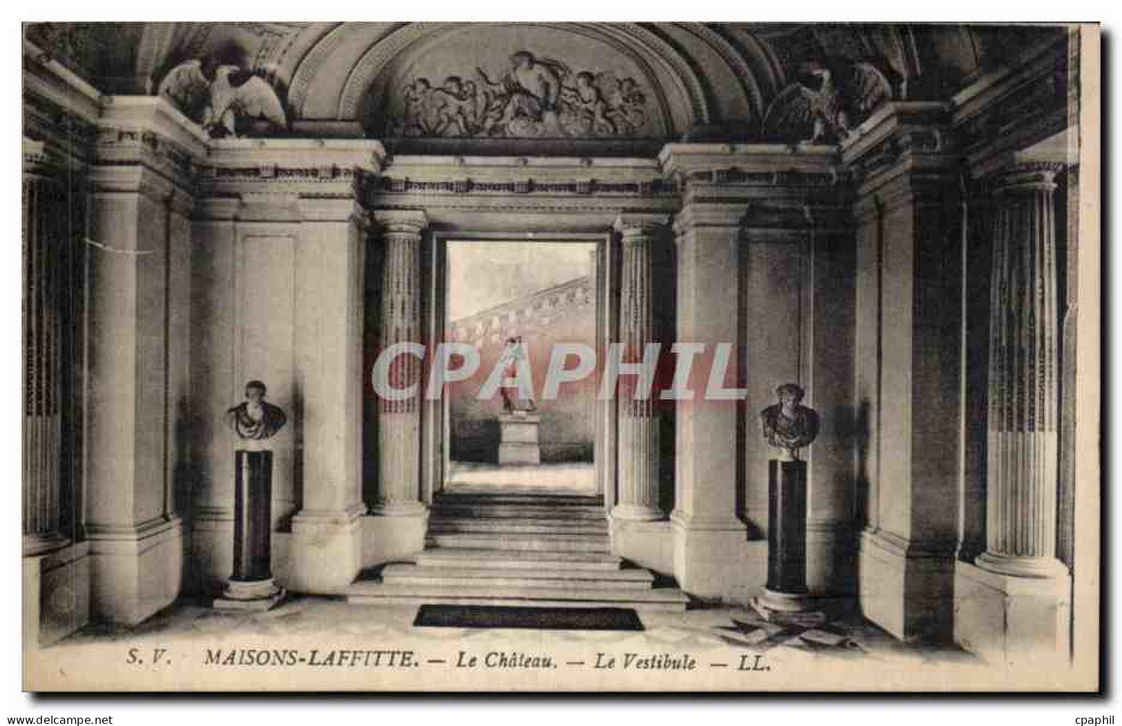 Maisons Laffitte - Le Chateau - Le Vestible - CPA