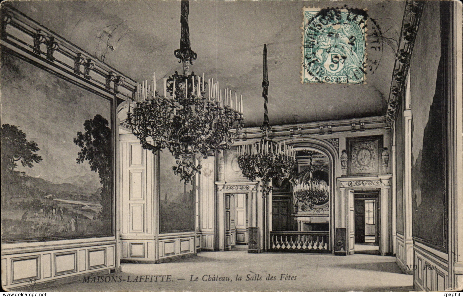 Maisons Laffitte - Le Chateau - Salle des Fetes - CPA