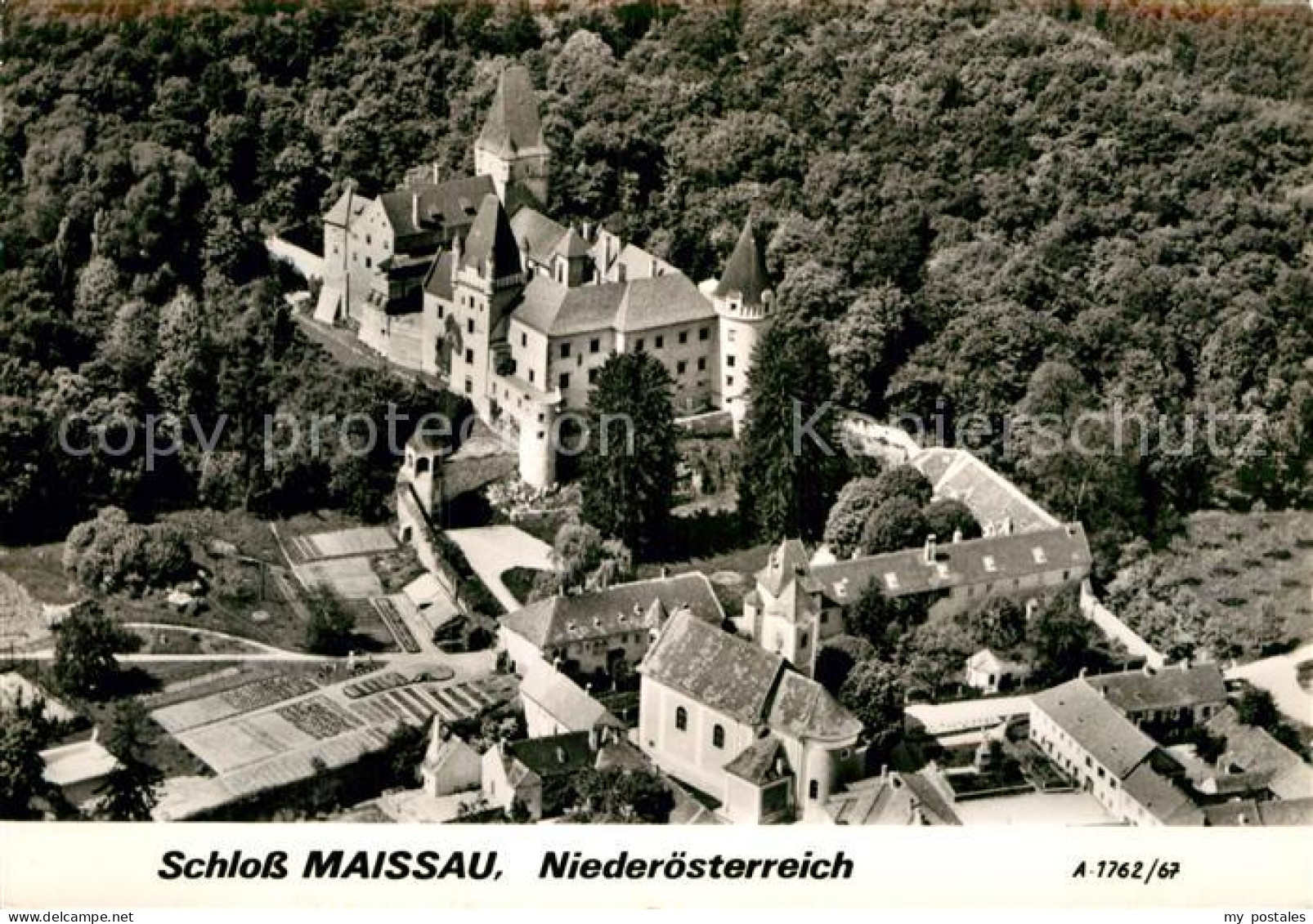 Maissau Schloss Fliegeraufnahme