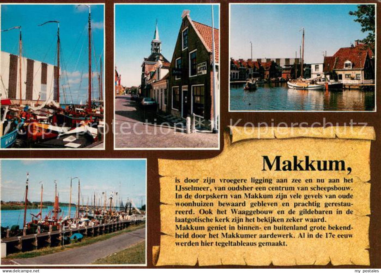 Makkum Fischereihafen Ortspartie