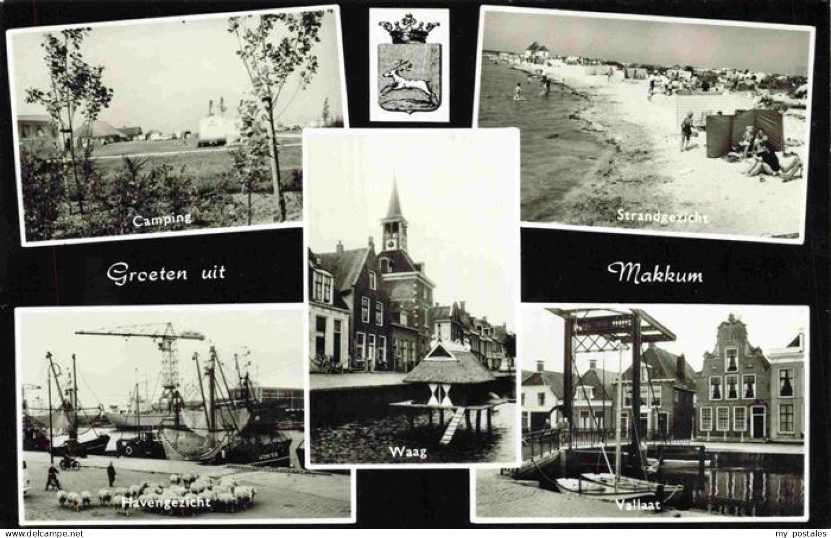 Makkum Friesland NL Camping Strand Haven Waag Vallaat