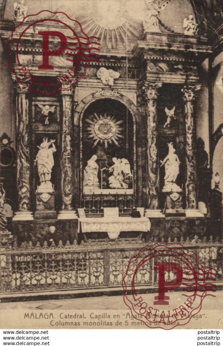 Málaga - Catedral, Capilla en "Agata Morisca de Málaga".  Andalucia // España