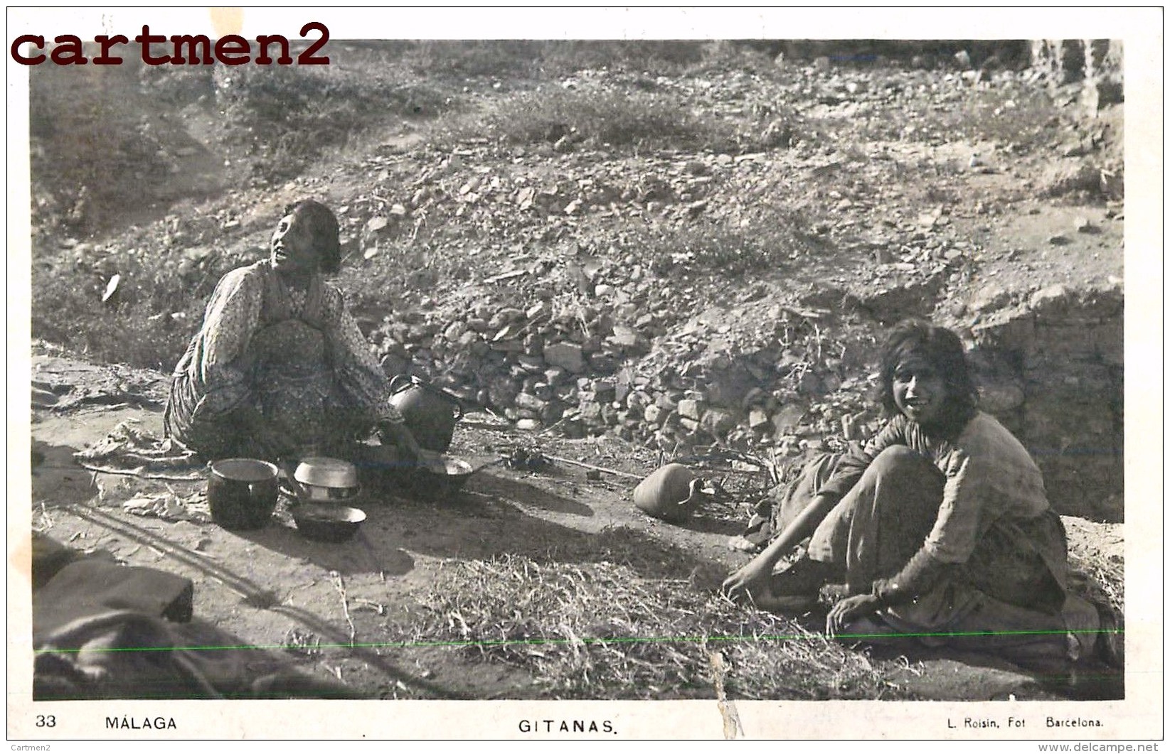 MALAGA GITANAS  ESPANA GITANE TZIGANE TSIGANE FOTOGRAFICA