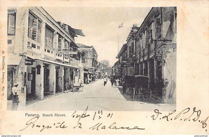 Malaysia - PENANG - Beach Street - Publ. A. Kaulfuss 24