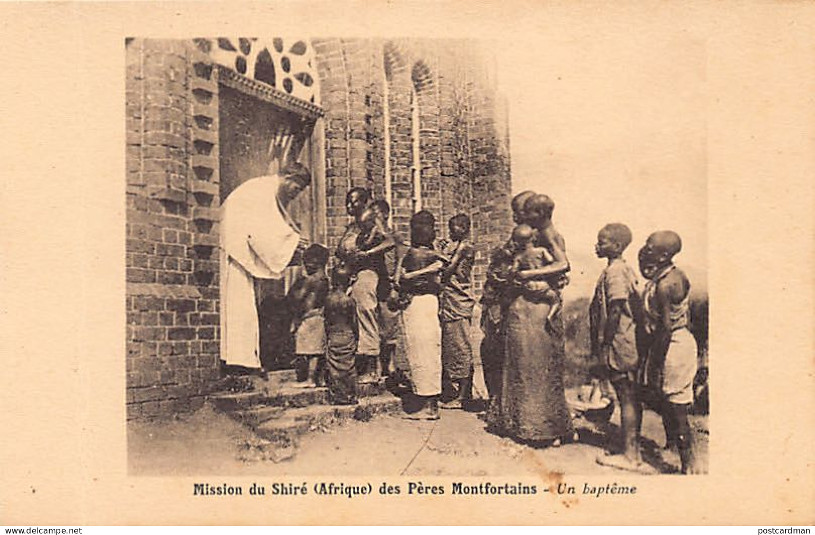Malawi - A Baptism - Publ. Mission of the Shire of the Montfort Fathers